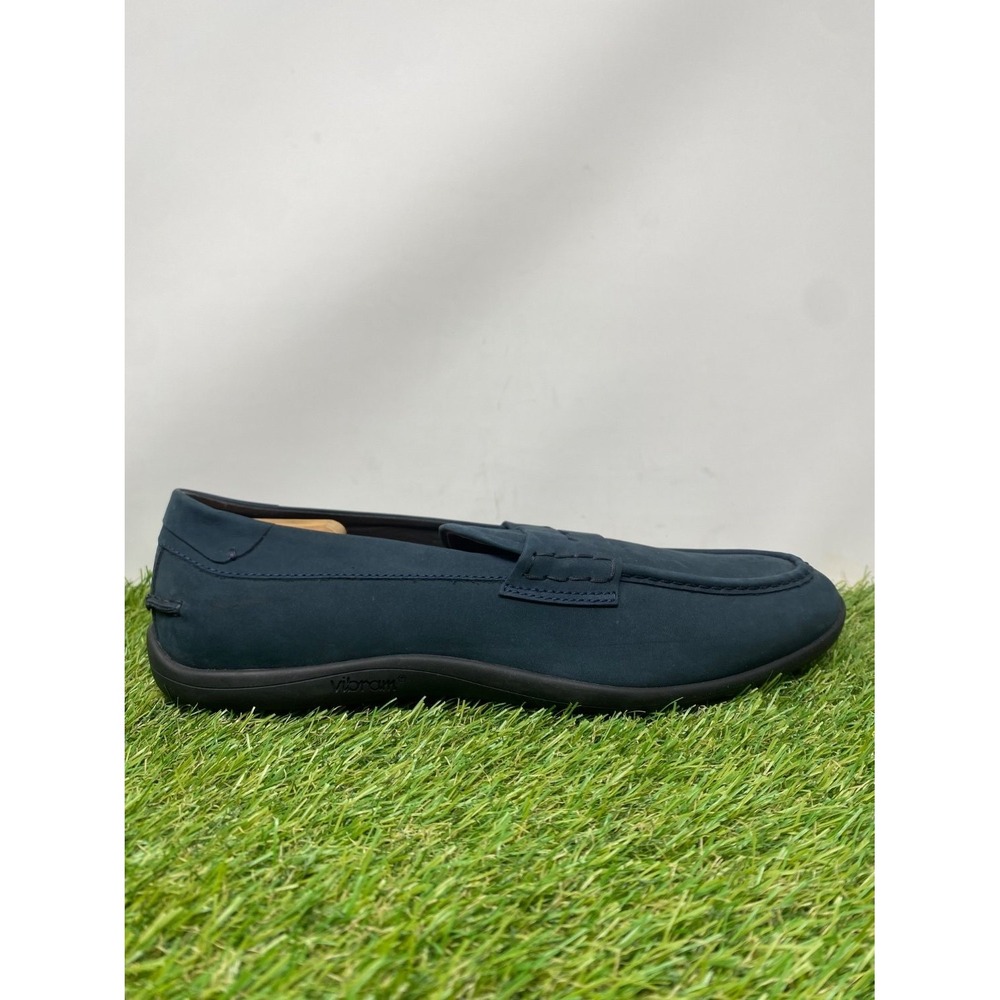 Brooks Brothers Men Size 13 Blue Nubuck Penny Loafers Vibram Casual Preppy Shoes